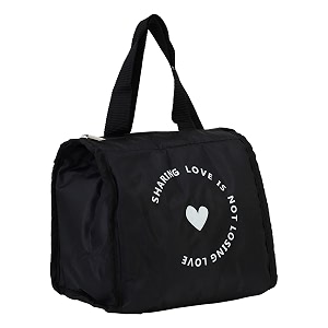 yellow weaves insulated travel lunchtiffinstorage bag for office college amp school regular size black polyester 720 ml
