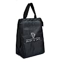 Yellow Weaves Insulated Travel Lunch/Tiffin/Storage Bag, (Big Size), 1 Piece, Polyester, Black
