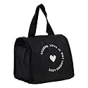 Yellow Weaves Insulated Travel Lunch/Tiffin/Storage Bag for Office, College &amp; School, Regular Size (Black), Polyester, 720 ml