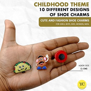 yellowcult charms for clog shoes cartoons and cute characters