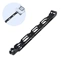 Yellowfin Aluminium Alloy Extension Arm Rod for GoPro and DJI Osmo Action Camera – CNC Extension Handle Bracket and Metal Pole Mount for Hero 12/11/10/9/8/7/6/5, Helmet Stick (20 CM, Black)
