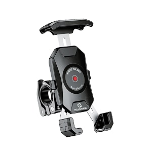 yellowfin y grip quick release mobile holder for motorcycle amp scooter abs grip with aluminium alloy handlebar mount 360 rotation secure phone mount for bike navigation universal smartphone holder