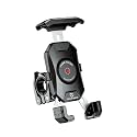 Yellowfin Y Grip Quick Release Mobile Holder for Motorcycle &amp; Scooter, ABS Grip with Aluminium Alloy Handlebar Mount, 360° Rotation, Secure Phone Mount for Bike Navigation, Universal Smartphone Holder