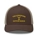 Yellowstone Dutton Ranch Logo Retro Trucker Hat - Officially Licensed