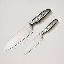 YELONA Set of 2 German Stainless Steel Chef and Paring Knife Combo Professional Chopping, Cutting Multipurpose Sharp Blade for Home, Kitchen