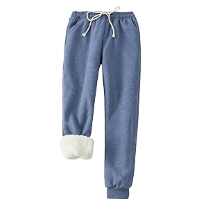 yeokou women39s warm sherpa lined athletic sweatpants joggers fleece pants