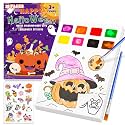Yeolepor Halloween Crafts for Kids Toddlers Paint with Water Book & Sticker