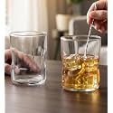 Yera Prima Austin Zest Designer Tumbler Set of 2, 210 ml Each | Tumblers for Water, Cold Drinks, Juice | Dishwasher Safe | for Daily use &amp; Gifting