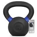 Yes4All Powder Coated Kettlebell, 9–88 lb Cast Iron Weights