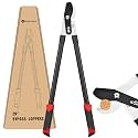 Yesker 29 Inch Loppers for Tree Trimming Heavy Duty Bypass Loppers Powerful Gear Action Sharp Steel Blade Tree Trimmer up to 1.5" Dia Cut Capacity Non-slip Handle Branch Cutter for Garden Maintenance