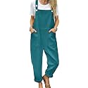 YESNO Women39s Overalls Cotton Boho Casual Floral