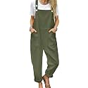 YESNO Women39s Overalls Cotton Boho Casual Floral