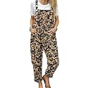 YESNO Women39s Overalls Cotton Boho Casual Floral
