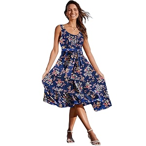 YESNO Womens Summer Casual Sleeveless Midi Dresses