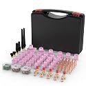 YESWELDER 123 Pcs TIG Welding Torch Stubby Gas Lens Ceramic Cup Kit