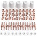YESWELDER 60-Piece PT31 Plasma Consumables Kit for CUT-45/CUT-50
