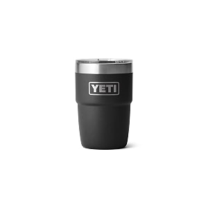 yeti rambler 8 oz stackable cup stainless steel vacuum insulated espresso cup with magslider lid black