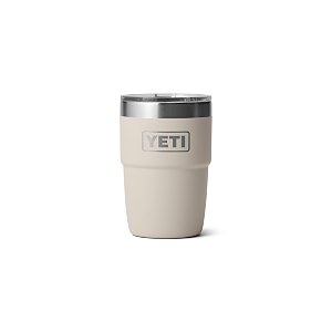yeti rambler 8 oz stackable cup stainless steel vacuum insulated espresso cup with magslider lid cape taupe