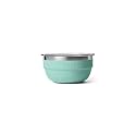 YETI Rambler Bowls, Vacuum Insulated, Stackable and Nestable Stainless Steel Bowl with Lid, 1 Quart, Sea Stone (Pack of 6)