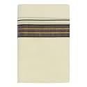 Mens Center Gold Jari 2 Line Border 100% Cotton Cream Dhoti 4.00 Meters Double Mundu/Vesti
