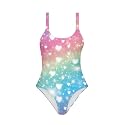 YEXIATODO Kids One Piece Swimsuit for Teen Girls Womens Bathing Suit High Waist Bikini Set Girls Swimsuit for 7-18 Years Old
