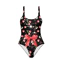 YEXIATODO Kids One Piece Swimsuit for Teen Girls Womens Bathing Suit High Waist Bikini Set Girls Swimsuit for 7-18 Years Old