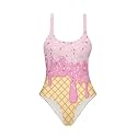 YEXIATODO Kids One Piece Swimsuit for Teen Girls Womens Bathing Suit High Waist Bikini Set Girls Swimsuit for 7-18 Years Old