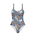 YEXIATODO Kids One Piece Swimsuit for Teen Girls Womens Bathing Suit High Waist Bikini Set Girls Swimsuit for 7-18 Years Old