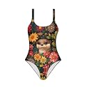 YEXIATODO Kids One Piece Swimsuit for Teen Girls Womens Bathing Suit High Waist Bikini Set Girls Swimsuit for 7-18 Years Old
