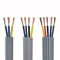 YFFB Elevator accompanying Flat Cable18 17 15Awg 2-20Core Soft,Bending, Oil-Resistant/Traveling Crane Lift Telescopic Door Cable(5Cores 1Meter,15AWG 1.5mm2)