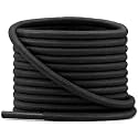 YFINE Waxed Round Shoe Laces: 2 Pairs Oxford Shoelaces for Dress Shoes Boot
