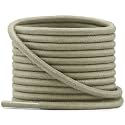 YFINE Waxed Round Shoe Laces: 2 Pairs Oxford Shoelaces for Dress Shoes Boot