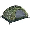 Picnic Camping Portable Polyester Tent Military Color - Size- 180 x 200 x 140cm)