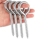 YGAOHF Eye Bolts for Wood, 4 Pcs 5 Inch Eye Screws Heavy Duty for Hanging