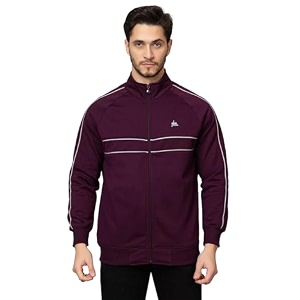 yha men39s regular fit zipper piping jackets