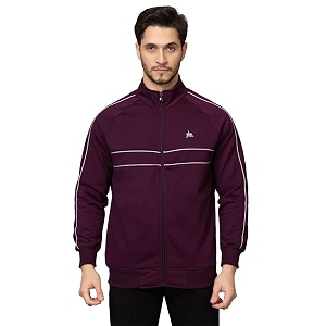 yha men39s regular fit zipper piping jackets