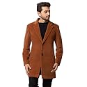 YHA Winter Wear Solid Full Sleeves Long Coats for Men