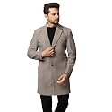 YHA Winter Wear Solid Full Sleeves Long Coats for Men
