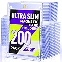 YHIJF 200ct Magnetic Card Holder, 35pt Slim One Touch Card Holder