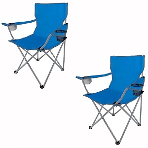 yhk folding camping chairs pack of 2 foldable picnic chair with carry baglightweight lawn chair with mesh 2 cup holder portable family camping chair set outdoor chairs for beaches yh-04