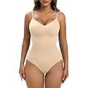 YIANNA Women's Shapewear Tummy Control Seamless Bodysuit Brief Body Shaper