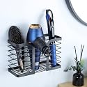 YIGII Hair Dryer Holder/Hair Tool Organizer Wall Mount - Metal Wire Bathroom Blow Dryer Holder Hair Styling Hot Tools Organizer for Flat Iron, Curling Wand, Straightener, Electric Shaver