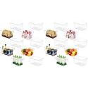 YIHONG Clear Pantry Storage Organizer Bins, 20 Pack Plastic Food Storage Bins with Handle for Kitchen,Refrigerator, Freezer,Cabinet Organization and Storage