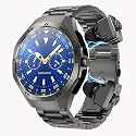 Yihou Smart Watch with Earbuds 2 in 1 Watch with Earbuds for Men Fitness Tracker with Sleep Tracker Heart Rate Monitor for Android iOS Black Steel Three Beads