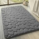 YIHOUSE Memory Foam Cobblestone Rugs Super Water