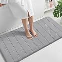 Yimobra 44"x24" Long Bath Mat, Super Soft Memory Foam Bathroom Rug