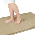 Yimobra Bathroom Runner 55"x24", Non Slip Memory Foam Bath Mat, Super Soft Water Absorbent Hallway Carpet, Machine Washable Rug for Vanity Tub Shower, Light Tan