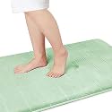 Yimobra Bathroom Runner Rugs 72"x24" Non Slip Washable Memory Foam Bath Mat, Super Soft Water Absorbent Hallway Carpet for Vanity Tub Shower, Pale Green