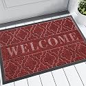 Yimobra Large Welcome Door Mat, 36 x 24 in, Red