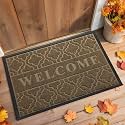 Yimobra Large Welcome Door Mat, 36 x 24 in, Coffee
